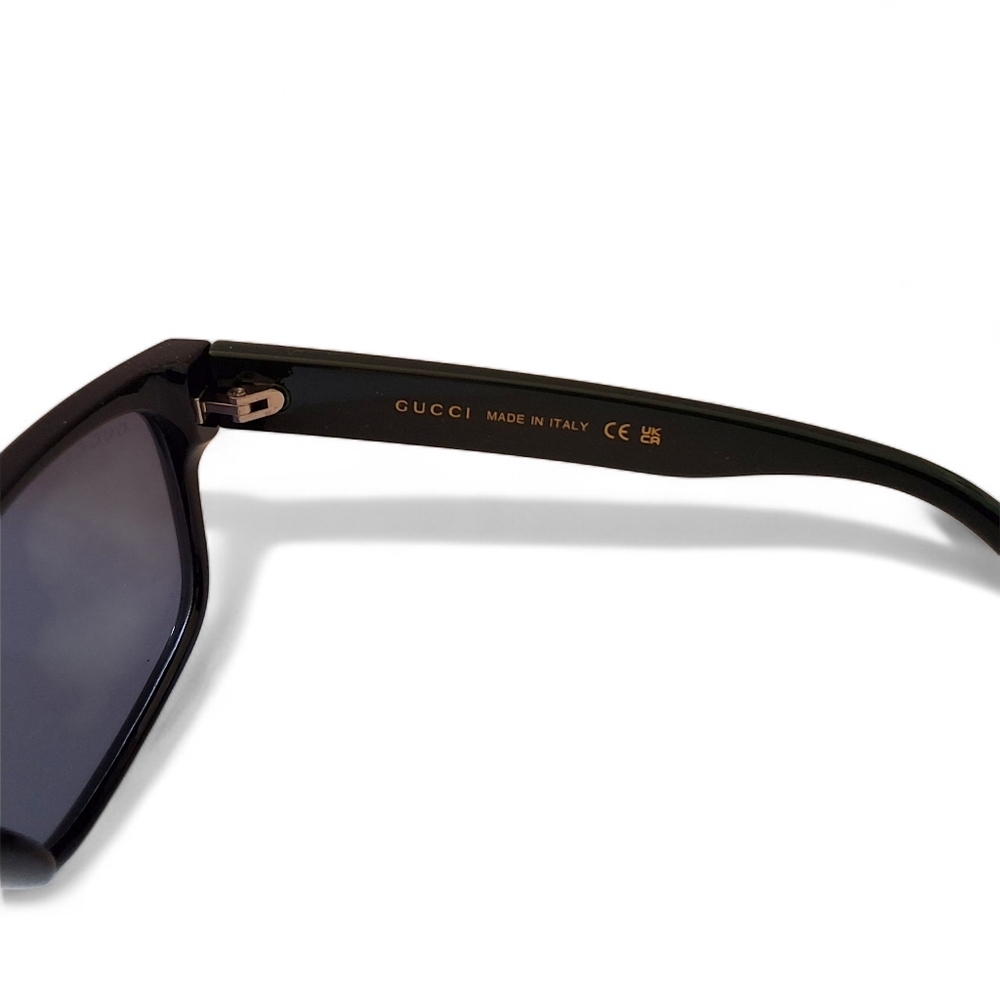 Gucci Black Rectangular Sunglasses - image 6